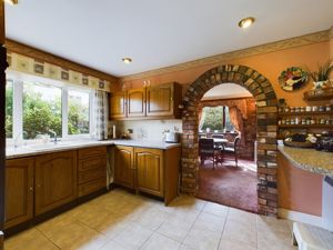Kitchen through to dining room- click for photo gallery